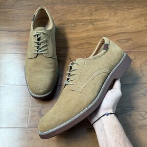 GH Bass Pasadena Suede Oxford Shoes Tan Brown Casual Derby Men’s Size 9.5M